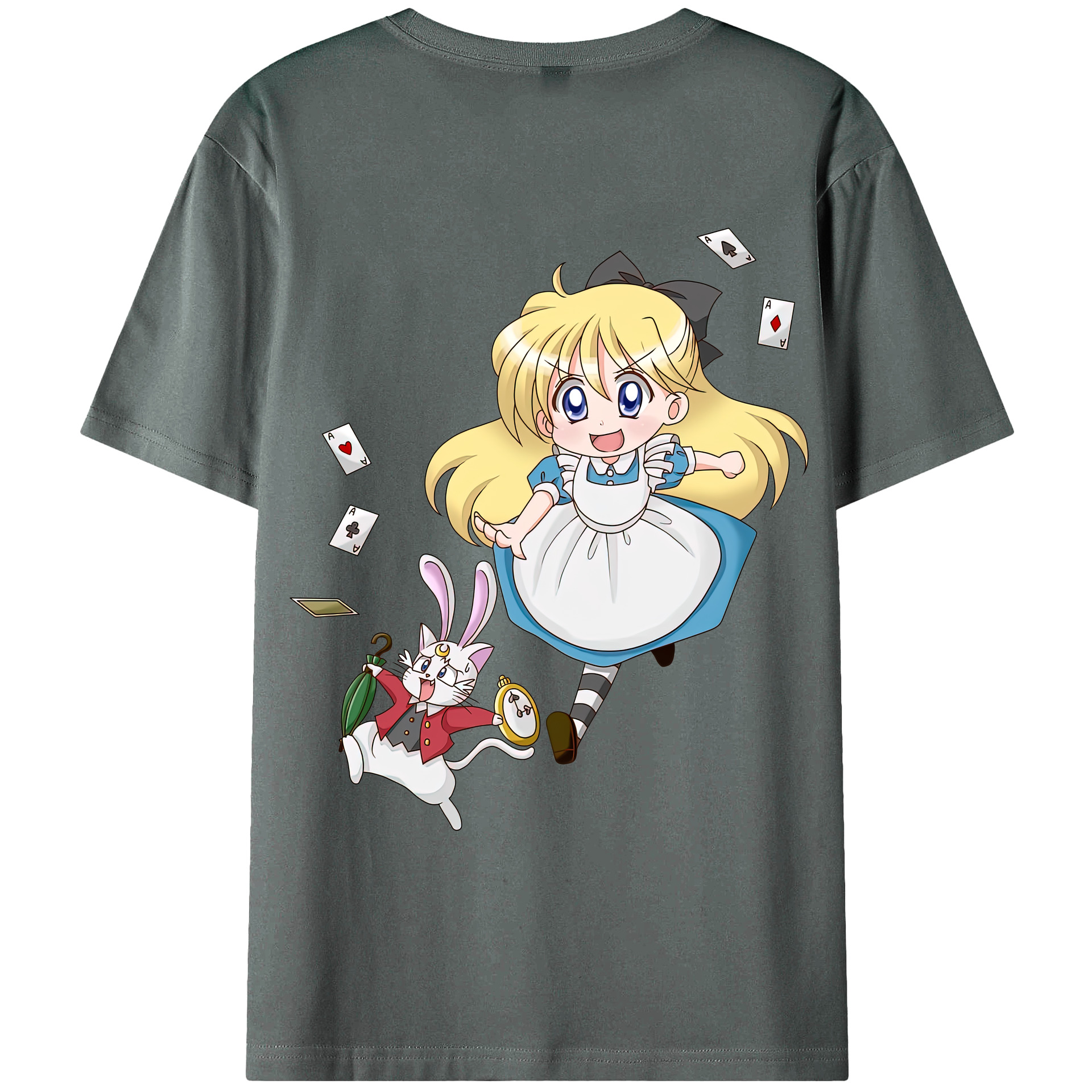 （画像用） 美少女戦士セーラームーン 愛野 美奈子 あいの みなこ Sailor Moon Aino Minako 綿100％ メンズ半袖Tシャツ（バックプリント） 通気性